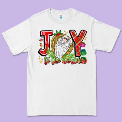 Joy To The World Premium Tee Designed By Cowhidedigitalart