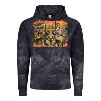 Cloud Black camouflage bunny background Vintage Hoodie - BarkalooDesign