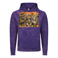 Cloud Purple camouflage bunny background Vintage Hoodie - BarkalooDesign