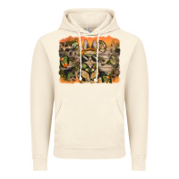 Vintage Artic camouflage bunny background Vintage Hoodie - BarkalooDesign