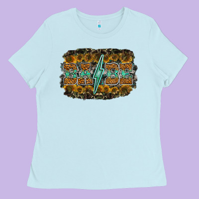 Babe Ladies Tee Designed By Racoondesign
