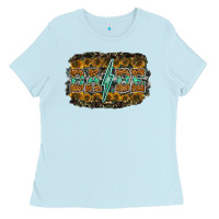 Baby Blue babe Ladies Tee - RacoonDesign