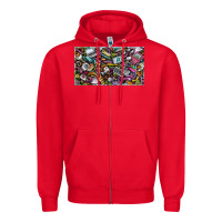 Red 6bxva8dmzvnj8kavrqzzmp Zipper Hoodie - chombo