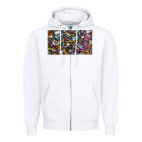 White 6bxva8dmzvnj8kavrqzzmp Zipper Hoodie - chombo
