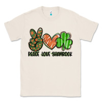Natural peace love shamrock Classic Tee - FaDigitalArtStudio
