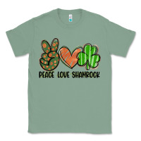 Sage peace love shamrock Classic Tee - FaDigitalArtStudio
