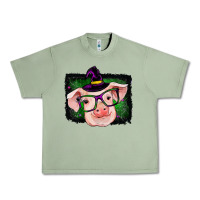 Oil Green pig halloween Urban Heavy Tee - RanaPortraitStore