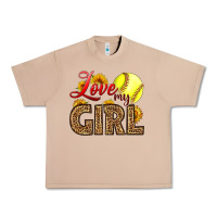 Burro Love My Girl Softball Urban Heavy Tee - LillyAllenDesigns