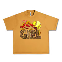 Peanut Butter Love My Girl Softball Urban Heavy Tee - LillyAllenDesigns