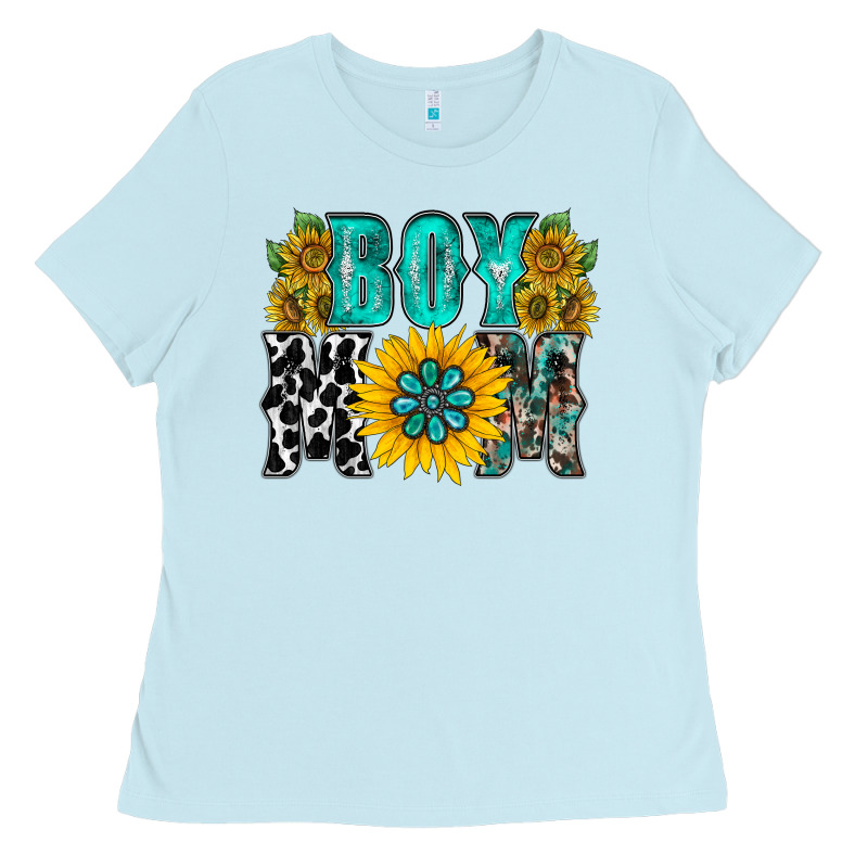 Boy Mom Ladies Tee by RacoonDesign | Teevron