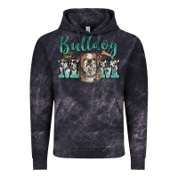 Cloud Black bulldog mom Vintage Hoodie - BarkalooDesign