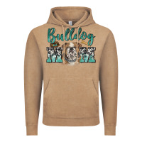 Vintage Coffee bulldog mom Vintage Hoodie - BarkalooDesign