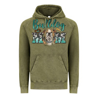 Vintage Olive bulldog mom Vintage Hoodie - BarkalooDesign
