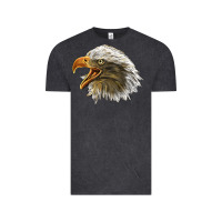 Vintage Black Bald Head Eagle Vintage Tee - LillyAllenDesigns
