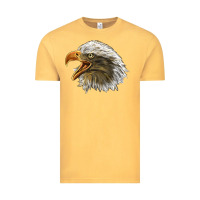 Vintage Mustard Bald Head Eagle Vintage Tee - LillyAllenDesigns