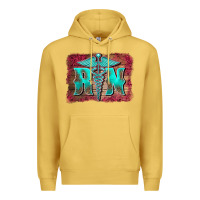 Antique Gold registered medical symbol nurse background Premium Hoodie - BarkalooDesign
