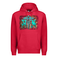 Cardinal registered medical symbol nurse background Premium Hoodie - BarkalooDesign