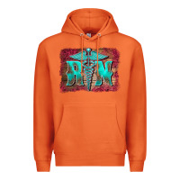 Carrot registered medical symbol nurse background Premium Hoodie - BarkalooDesign