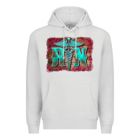 Dove Grey registered medical symbol nurse background Premium Hoodie - BarkalooDesign