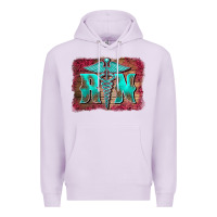 Lilac registered medical symbol nurse background Premium Hoodie - BarkalooDesign