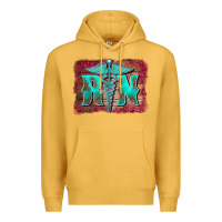 Mustard registered medical symbol nurse background Premium Hoodie - BarkalooDesign