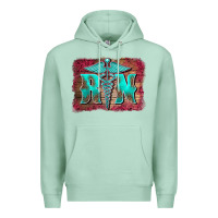 Seafoam registered medical symbol nurse background Premium Hoodie - BarkalooDesign