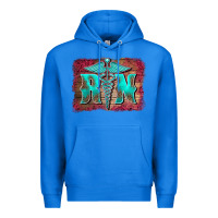 True Royal registered medical symbol nurse background Premium Hoodie - BarkalooDesign