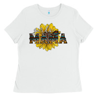 White girls mama sunflower Ladies Tee - RacoonDesign