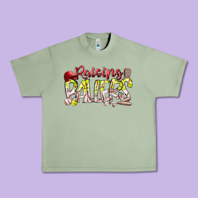 Raising Ballers Urban Heavy Tee Designed By Racoondesign