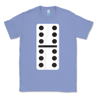 Colony Blue double six dominoes tshirt halloween costume 6 6 domino game t shirt Classic Tee - baoMotion