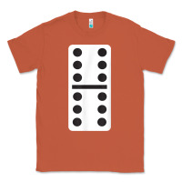 Copper double six dominoes tshirt halloween costume 6 6 domino game t shirt Classic Tee - baoMotion
