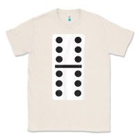 Natural double six dominoes tshirt halloween costume 6 6 domino game t shirt Classic Tee - baoMotion