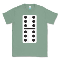 Sage double six dominoes tshirt halloween costume 6 6 domino game t shirt Classic Tee - baoMotion