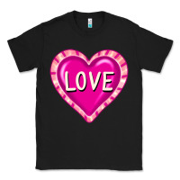 Black valentine's day hearts Classic Tee - FaDigitalArtStudio