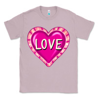 Lilac valentine's day hearts Classic Tee - FaDigitalArtStudio