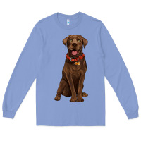 Colony Blue chocolate lab labrador retriever Long Sleeve Tee - Artiststas