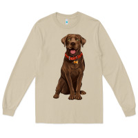 Mushroom chocolate lab labrador retriever Long Sleeve Tee - Artiststas