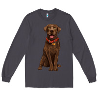 Smoke chocolate lab labrador retriever Long Sleeve Tee - Artiststas