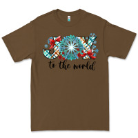 Cacao Joy to the World Premium Tee - CowhideDigitalArt