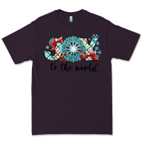 Plum Joy to the World Premium Tee - CowhideDigitalArt