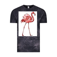 Cloud Black Pink Flamingo Vintage Tee - LillyAllenDesigns