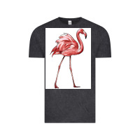 Vintage Black Pink Flamingo Vintage Tee - LillyAllenDesigns