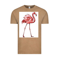 Vintage Coffee Pink Flamingo Vintage Tee - LillyAllenDesigns