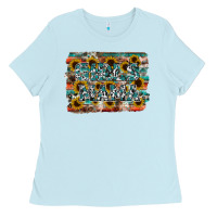 Baby Blue girls mama Ladies Tee - RacoonDesign