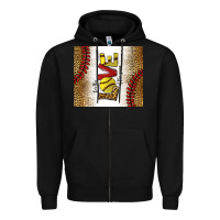 Black for the love of the game softball Zipper Hoodie - chombo