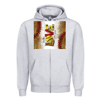Heather Grey for the love of the game softball Zipper Hoodie - chombo