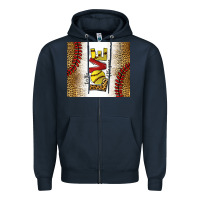 Navy for the love of the game softball Zipper Hoodie - chombo