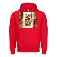 Red for the love of the game softball Zipper Hoodie - chombo