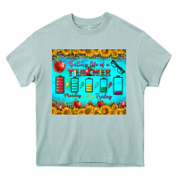 Arona Battery Life Of A Teacher Tumbler Heavy Core Tee - BundleAndBundleShop