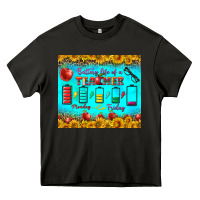 Asphalt Battery Life Of A Teacher Tumbler Heavy Core Tee - BundleAndBundleShop